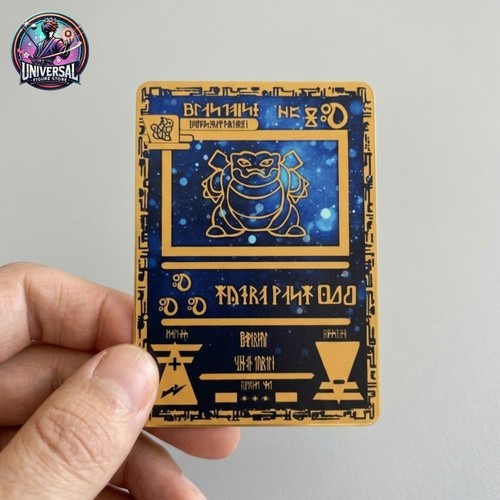 Pokemon card ancient blastoise - card,