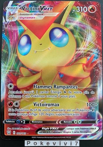 Carte pokemon victini - carte,