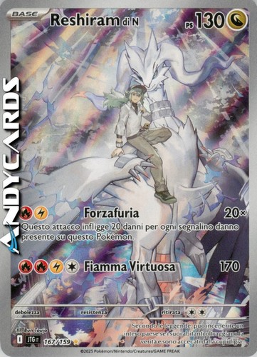 Reshiram 167 159 rara - n, •