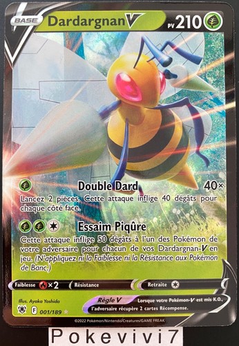 Carte pokemon dardargnan - carte,