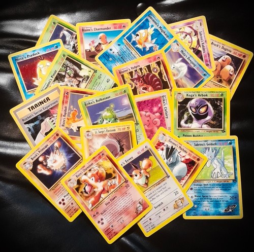 Lotto carte pokemon gym - lotto,