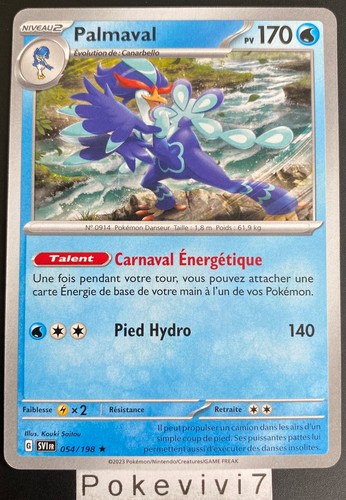 Carte pokemon palmaval - pokemon, 054/198