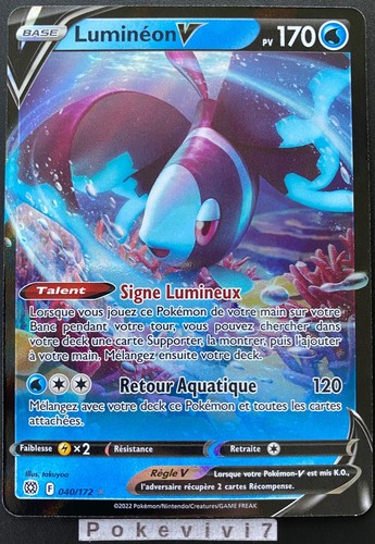Carte pokemon lumineon - pokemon,