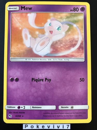 Carte pokemon mew rare - mew, 32/68