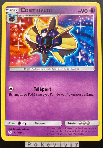 Carte pokemon cosmovum 149 - pokemon, 65/149
