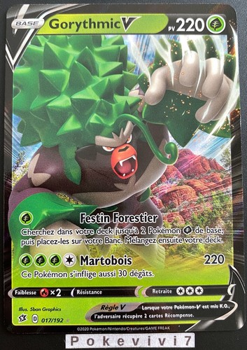 Carte pokemon gorythmic - carte,