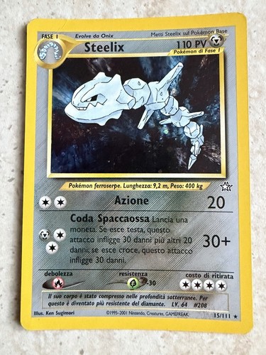 Steelix 111 holo neo - steelix,