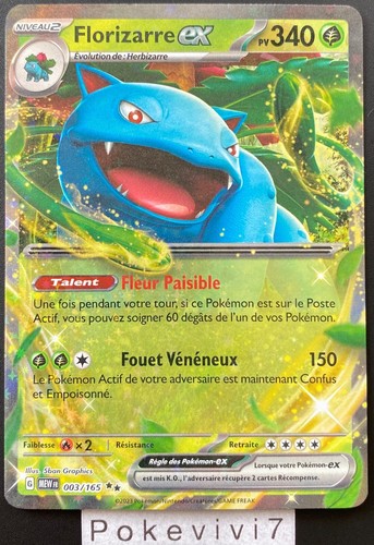 Carta pokemon florizarre - carta,