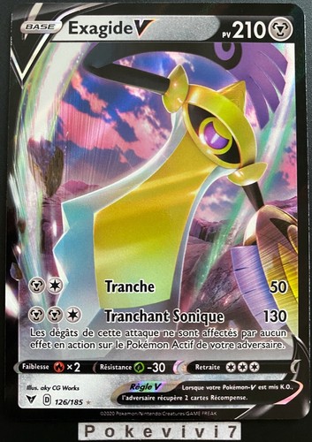 Carte pokemon exagide 126 - carte, 126/185