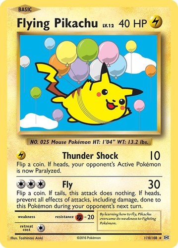 Flying pikachu 110 108 - pikachu, 110/108