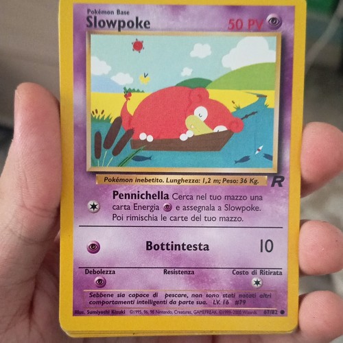 Nintendo slowpoke carta - slowpoke,