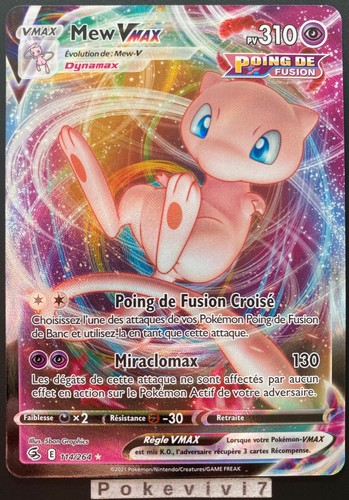 Carta pokemon mew 114 - pokemon,