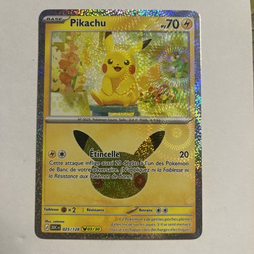 Carta pokemon pikachu - carta,