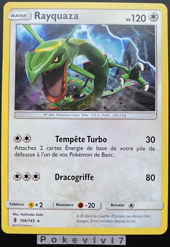Carte pokemon rayquaza - carte,