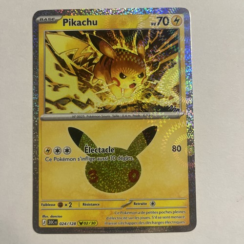 Carta pokemon pikachu - carta,