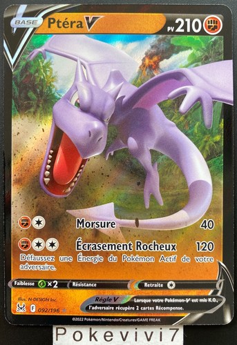 Carte pokemon ptera - pokemon, v