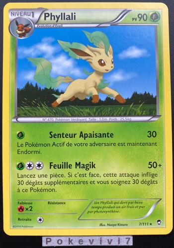 Carte pokemon phyllali 111 - phyllali, 7/111