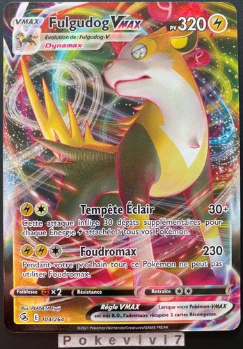 Carta pokemon fulgudog 104 - pokemon, 104/264
