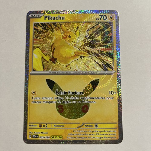Carta pokemon pikachu - -,