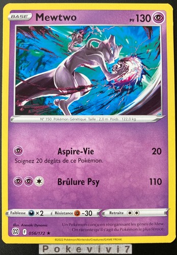 Carte pokemon mewtwo 056 - carte,