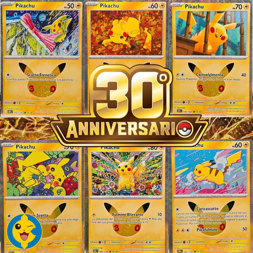 Scegli carte pikachu rare - le,