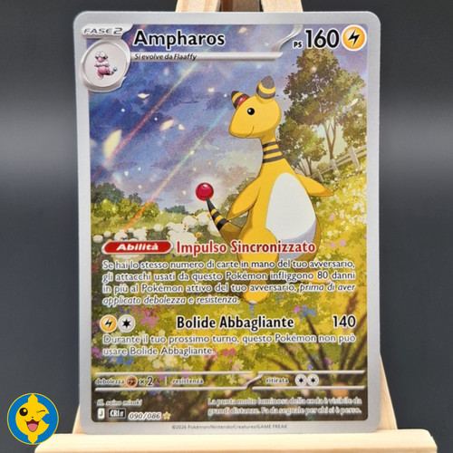 Ampharos 090 086 cri pokemon - ampharos,