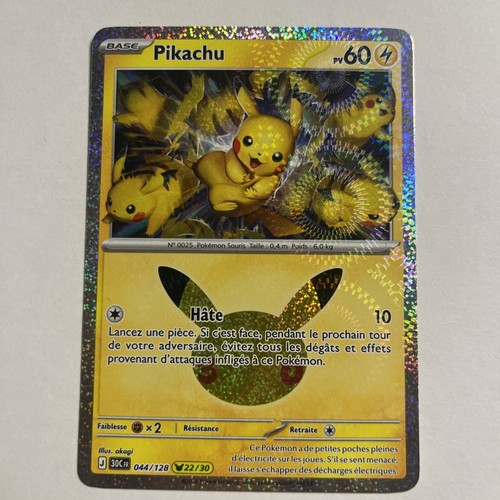 Carta pokemon pikachu - pokemon,